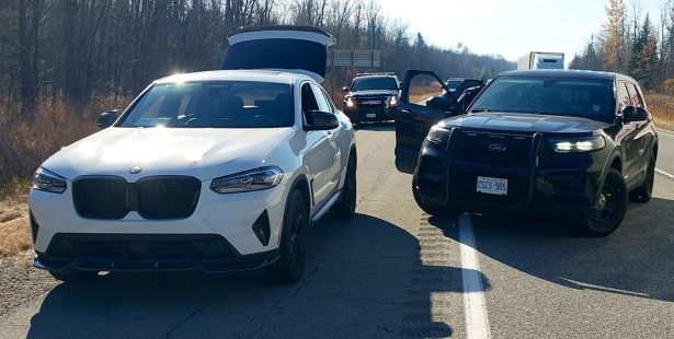 Handgun flashed road rage ontario