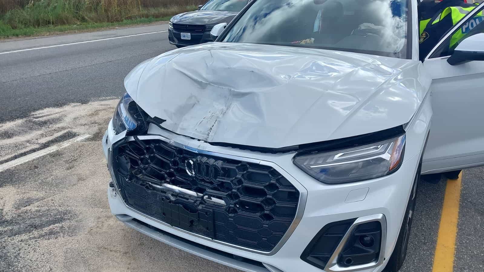 Wheel flies off and hits two other cars. Mississauga man charged.