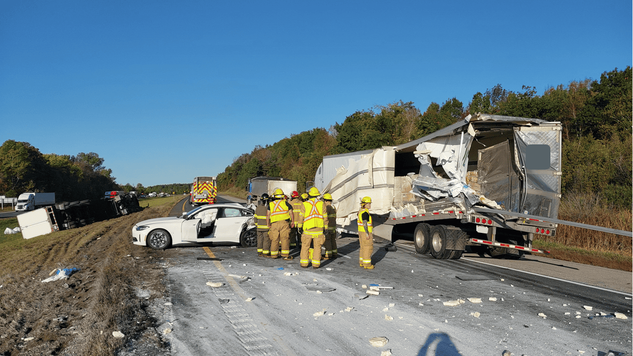 highway 401 crashes brighton