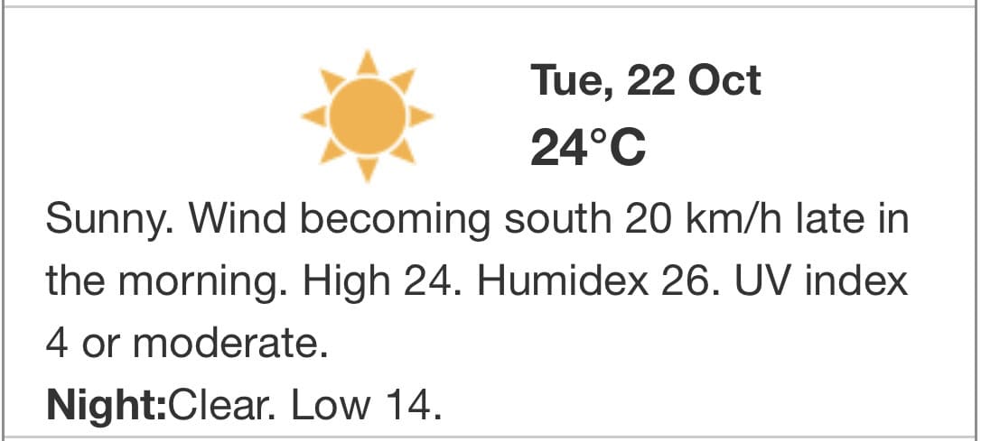 Ontario, Mississauga, weather, Environment Canada, forecast, sunny, warm, temperatures, wind