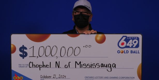 Mississauga's newest millionaire.