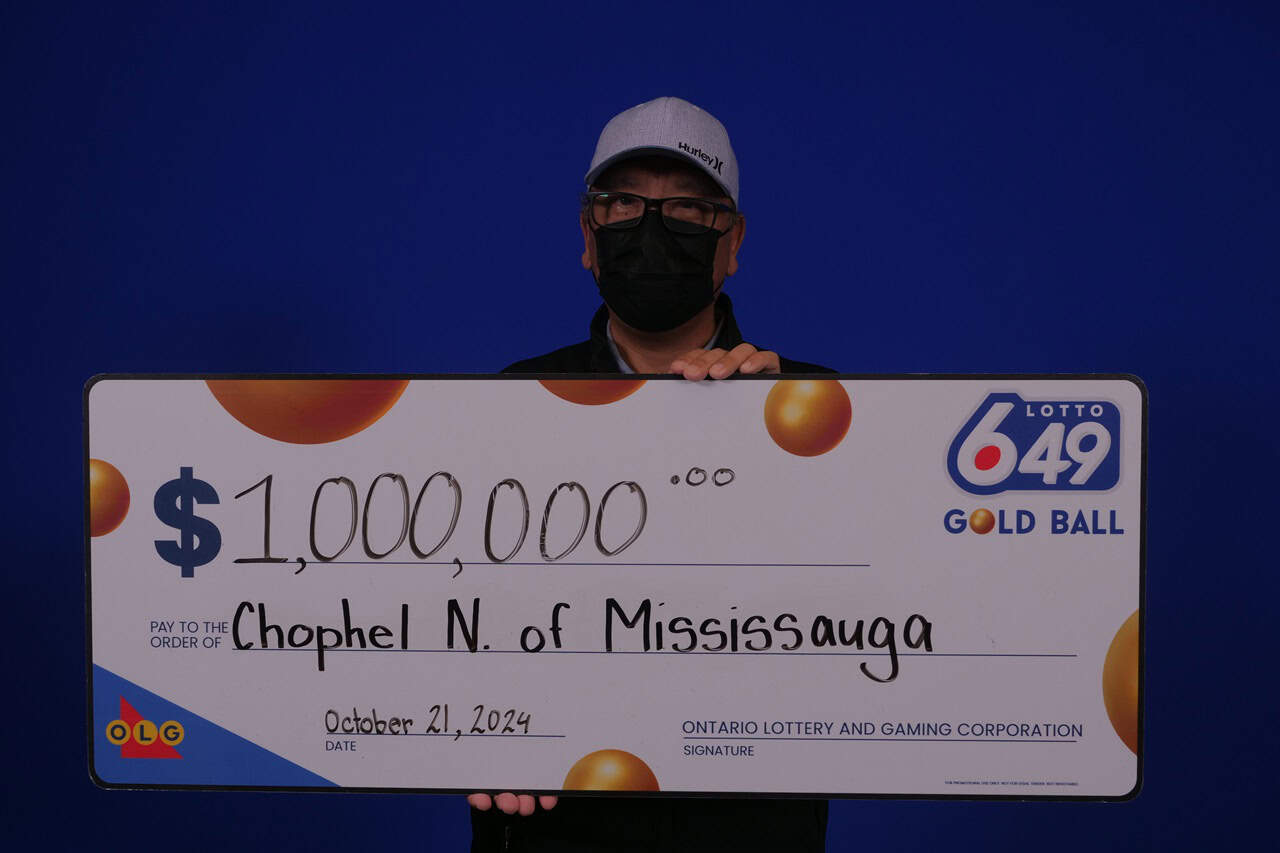 Mississauga's newest millionaire.