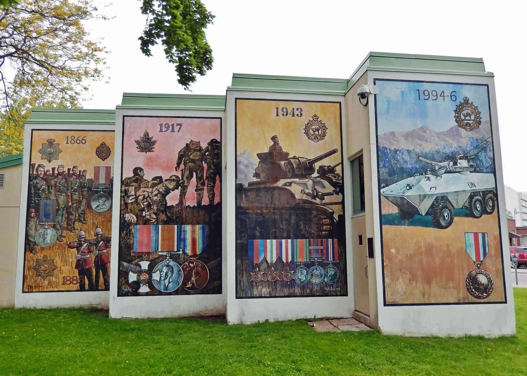 Ontario Regiment mural, Oshawa