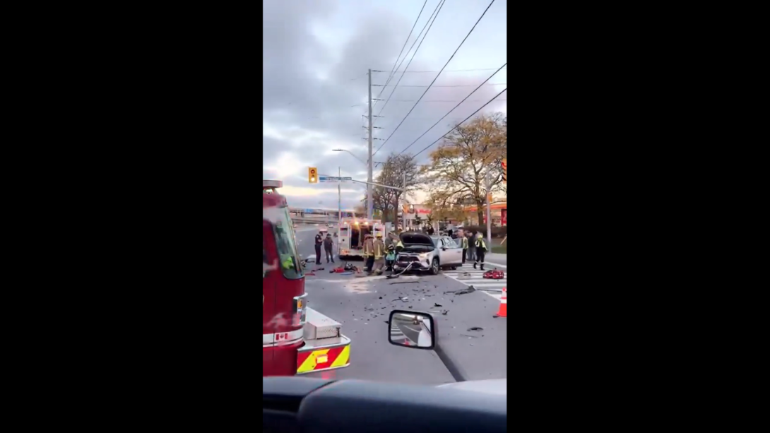 crash near pearson airport mississauga