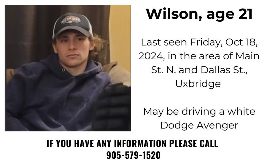 Ontario, Durham Region, Uxbridge, police, missing