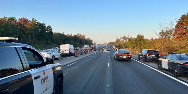 crash highway 401 guelph line