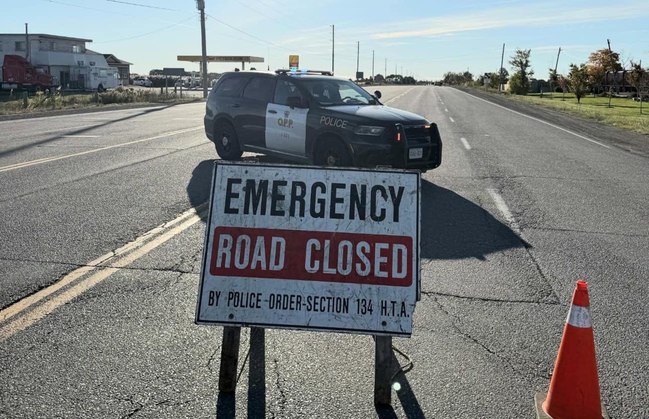 Driver airlifted from crash dead following collision north of Brampton