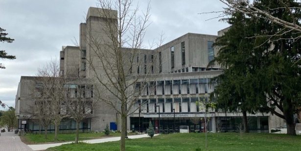 Police say a Brampton man has been charged with a sexual assault at the University of Guelph library, pictured here. (Photo: Retrieved from X)