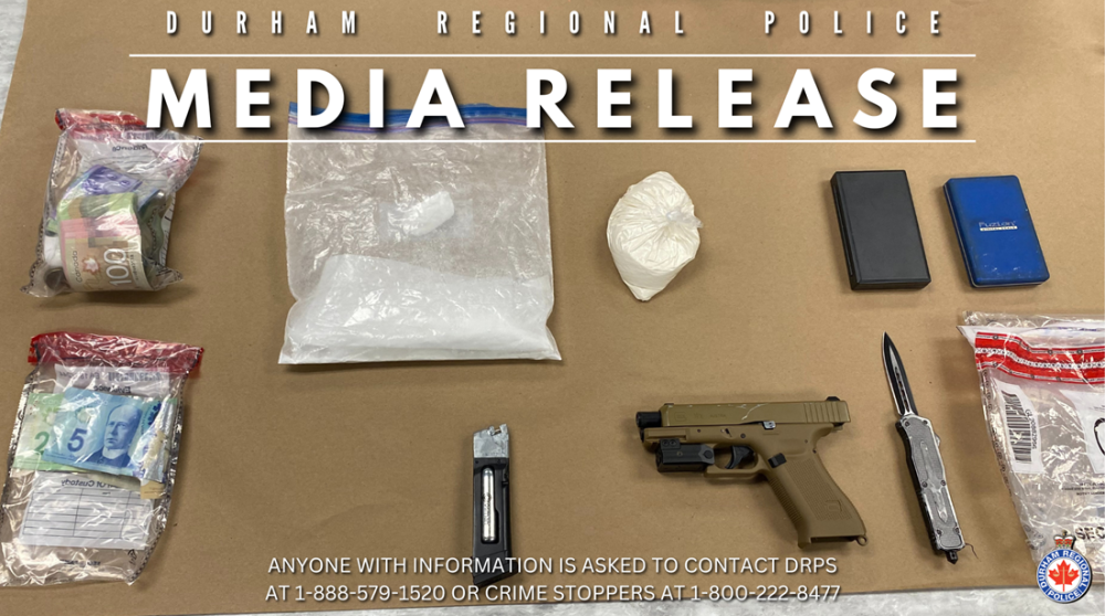 Ontario, Whitby, Ajax, Durham Police, traffic stop, impaired driving, weapons, drugs, seized