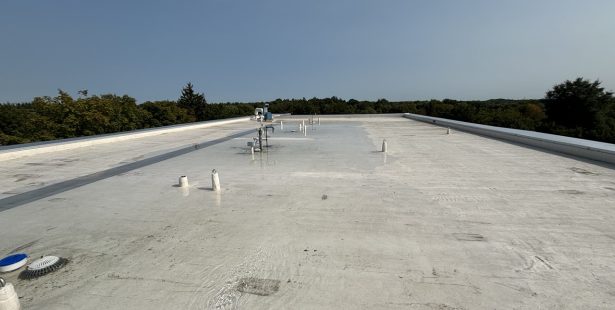 Mississauga first blue roof in Canada.