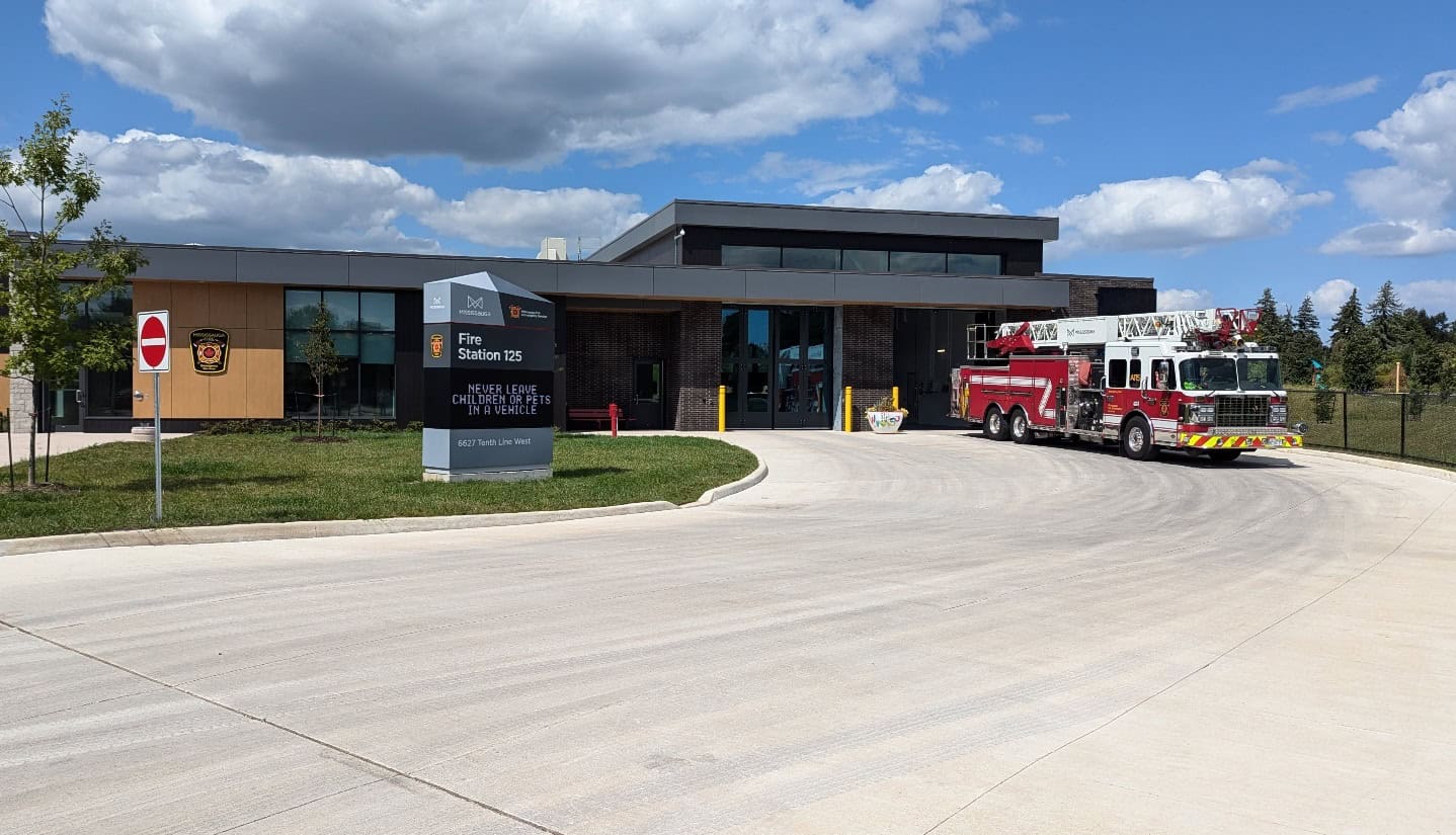 New fire station opens in Mississauga.