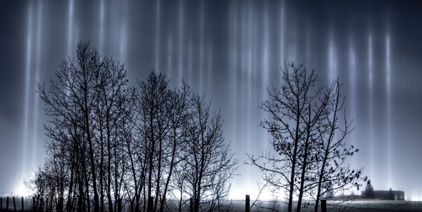 light pillars canada