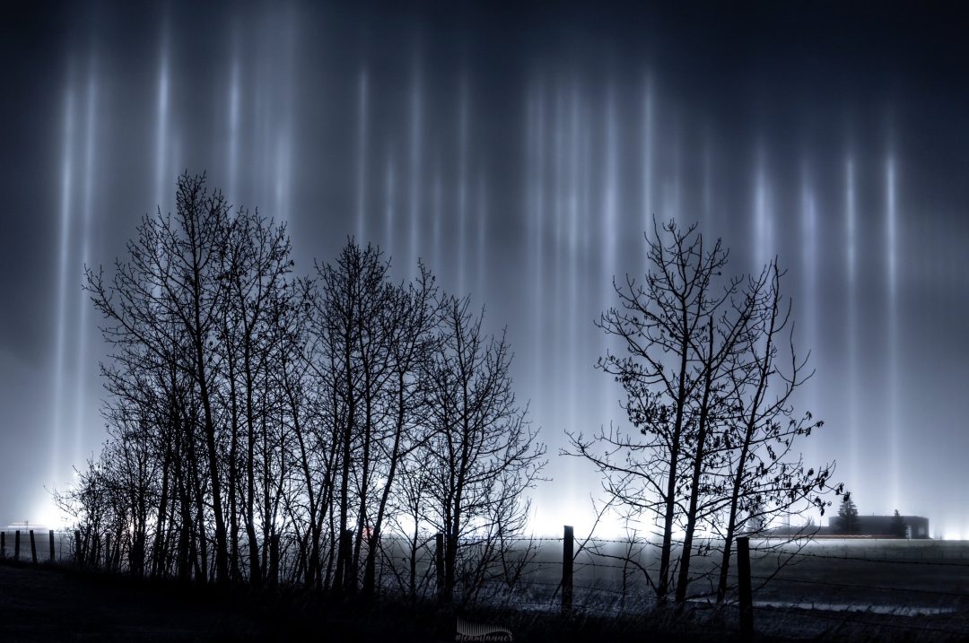 light pillars canada