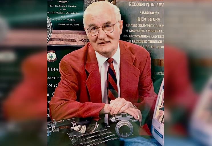 Ken Giles, reporter and Sports Hall of Fame founder in Brampton, dead at 89