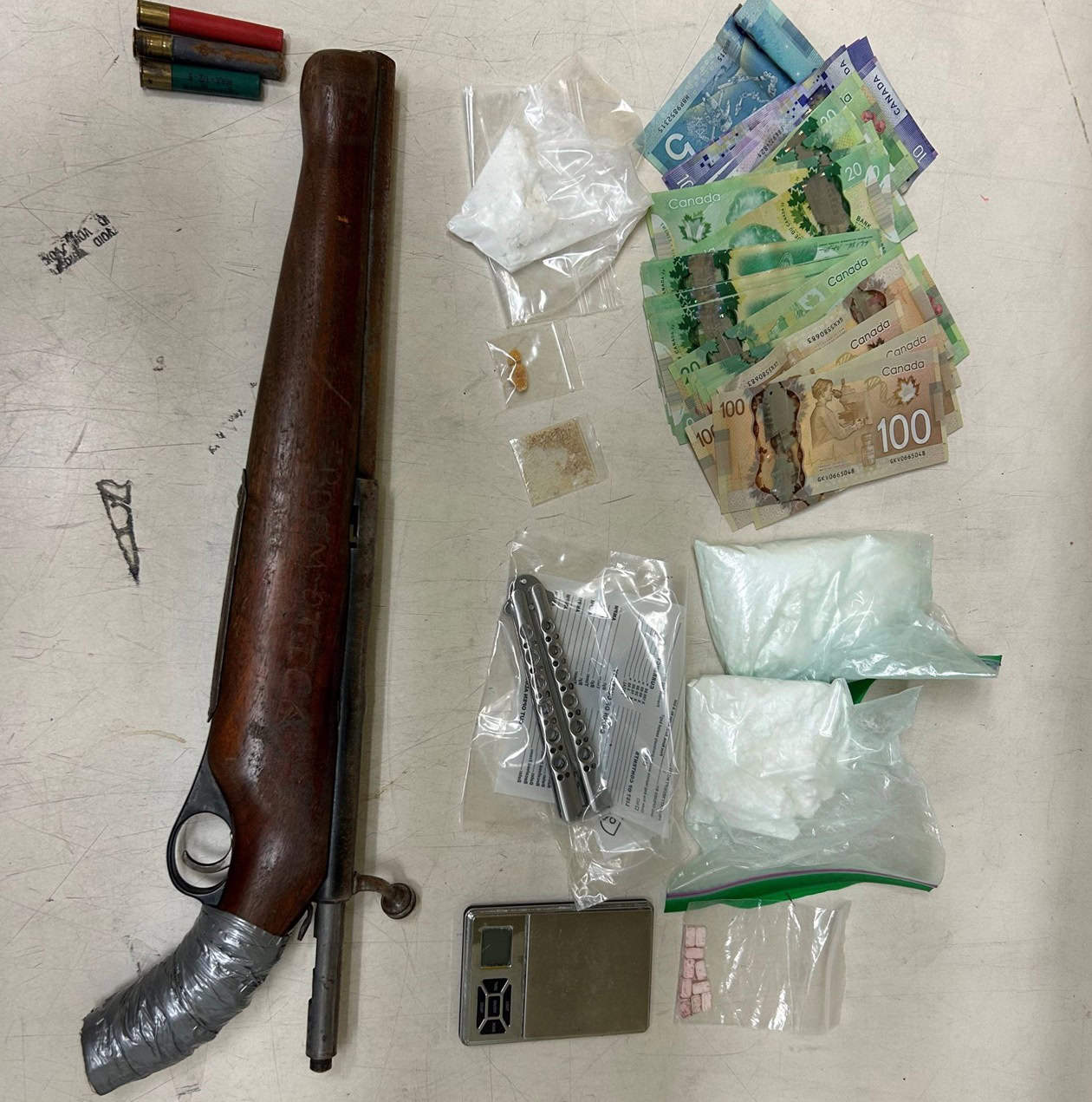 Drugs and gun seized in Elliot Lake raid; Mississauga man charged.