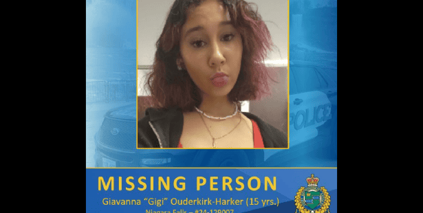 Missing, girl, 15, home, Niagara.