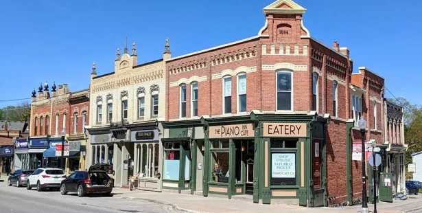 Piano Cafe, downtown Port Perry