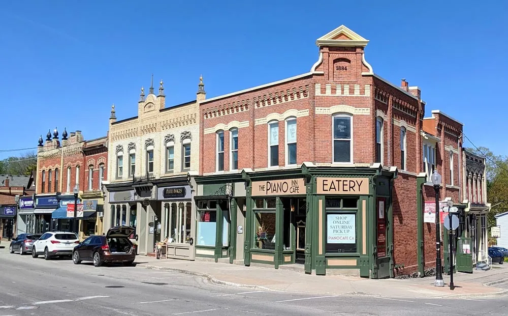 Piano Cafe, downtown Port Perry