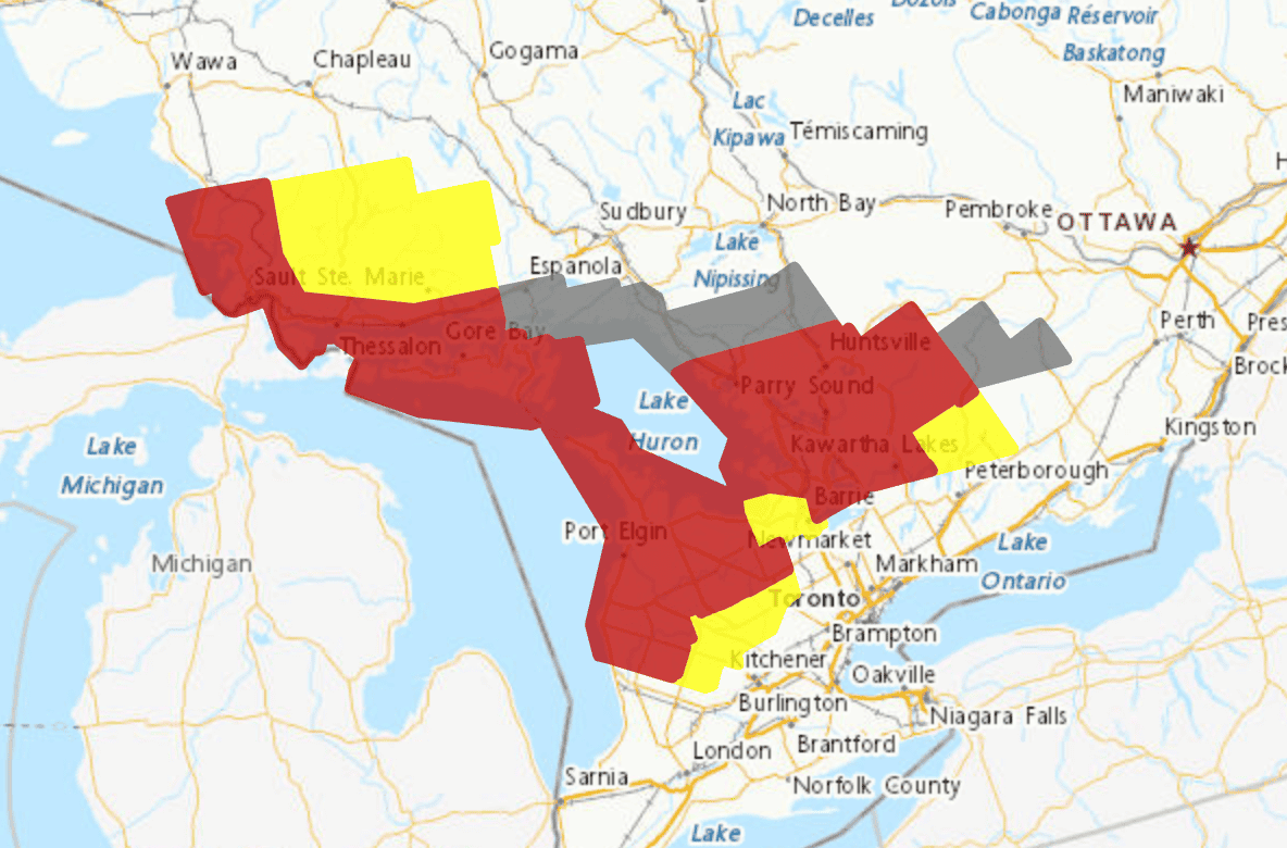 snow squall warning ontario