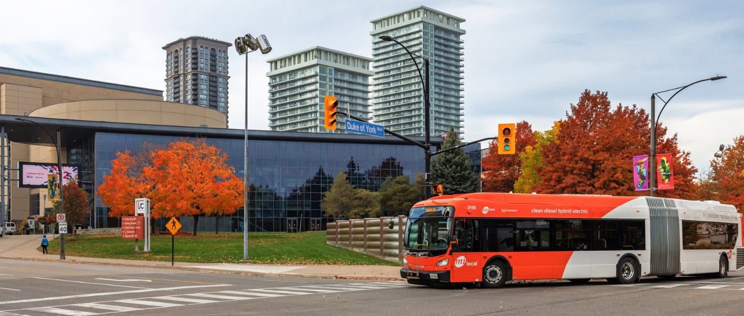 Mississauga MiWay service changes January 2025.