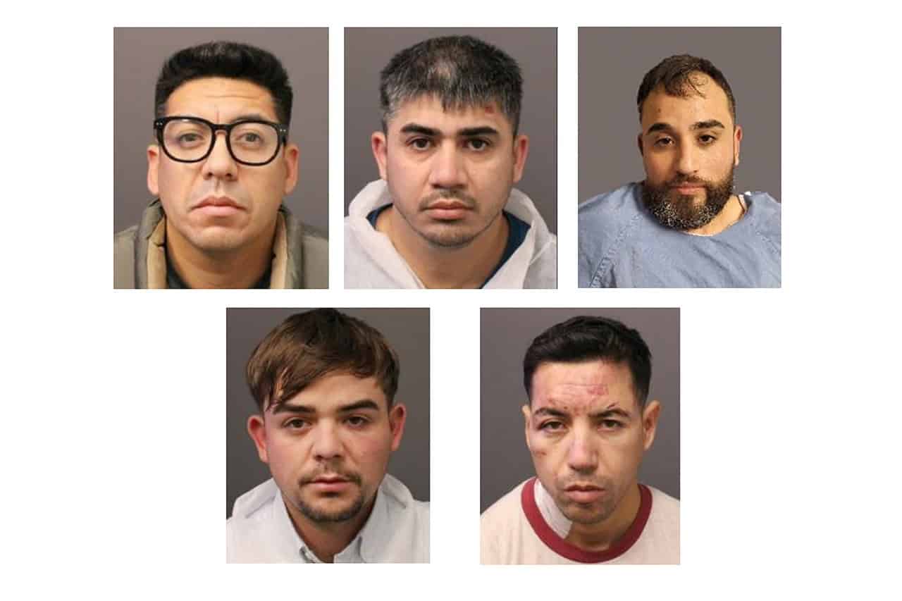 Five men charged with break-and-enters in Mississauga, Toronto and beyond.