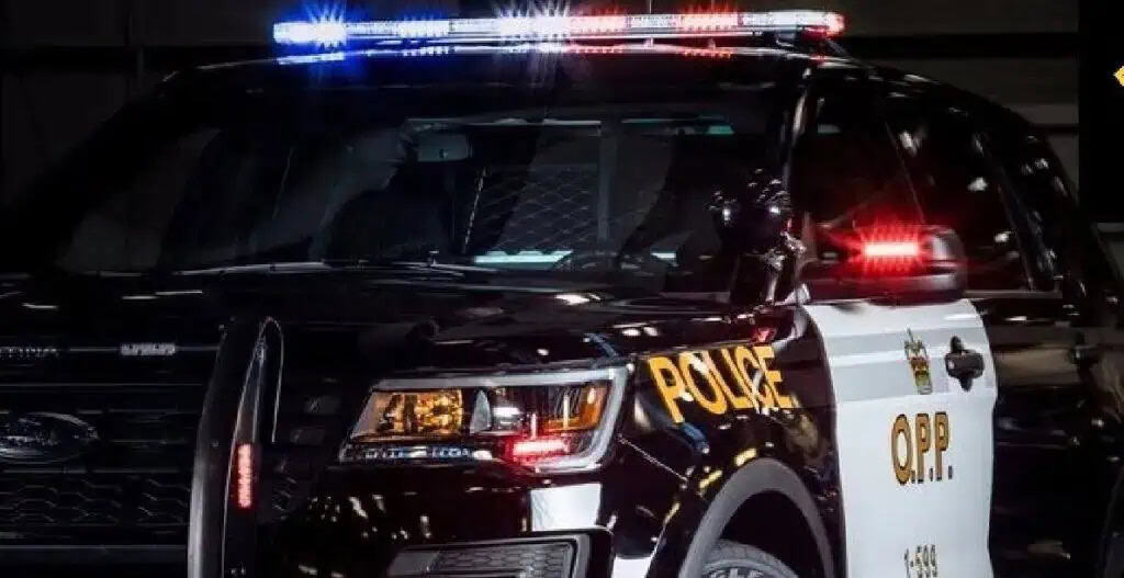 Man asleep in drive-thru in Ontario town.