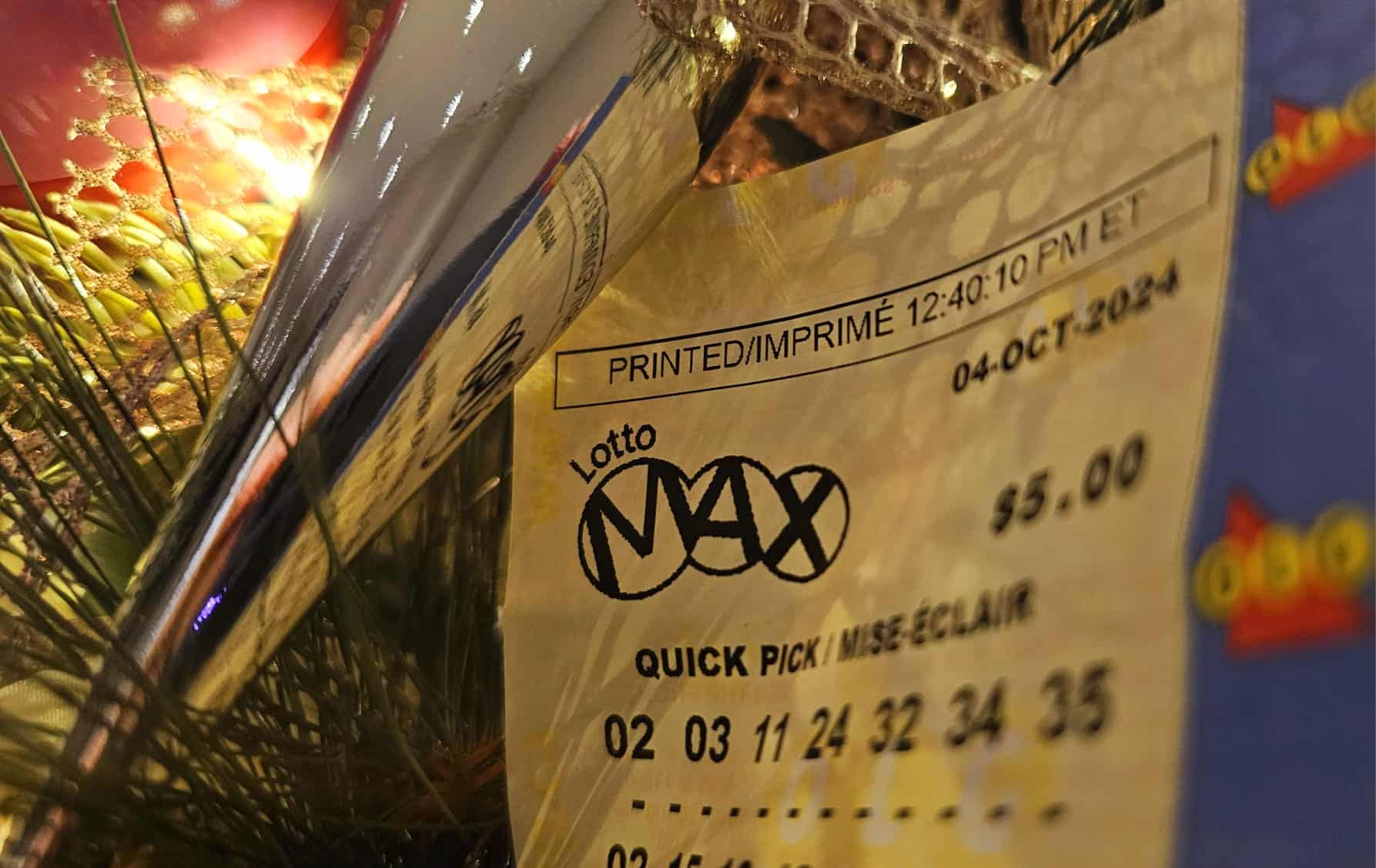 Did you win the big lottery for Christmas in Ontario?