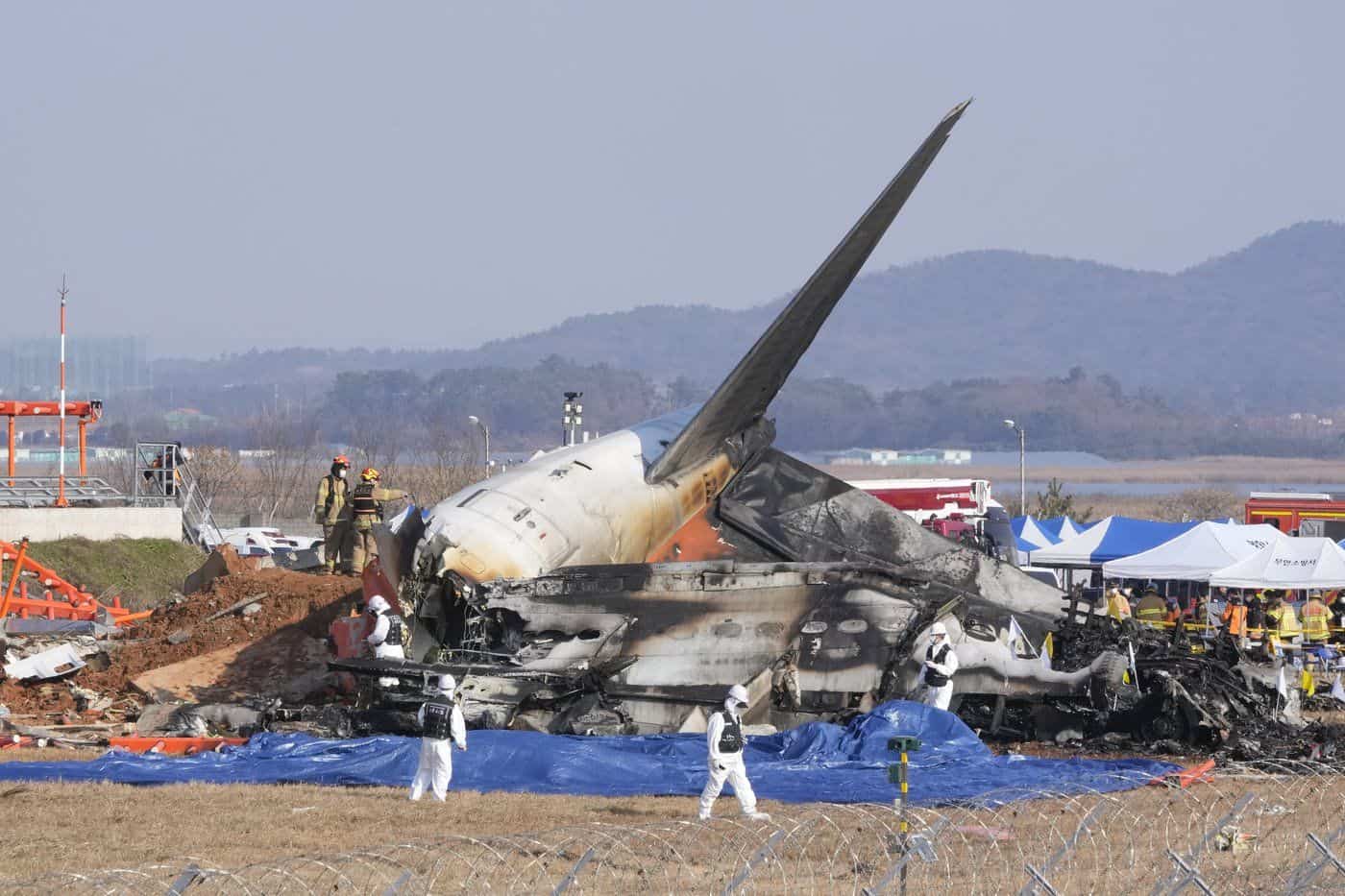 179 killed as a plane crashes and bursts into flames while landing in South Korea