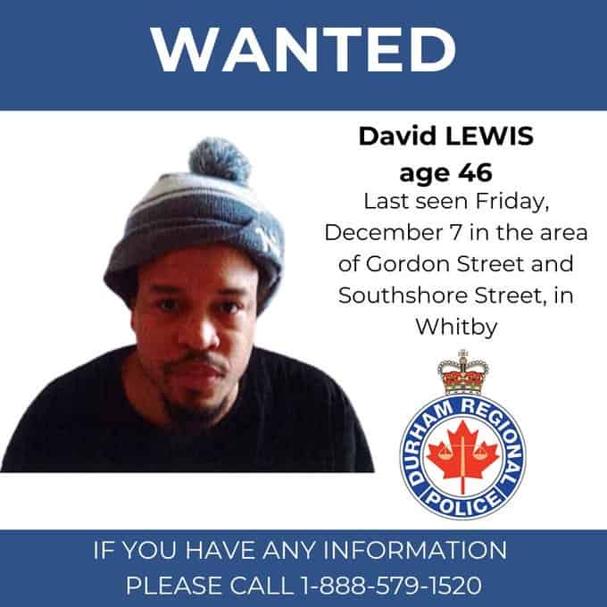 David Lewis - missing