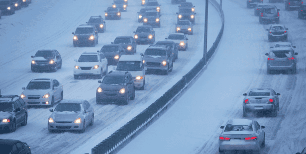 winter, snow, travel, warning, advisory, commute, hazard, flurries, slippery, freezing rain, Ontario.