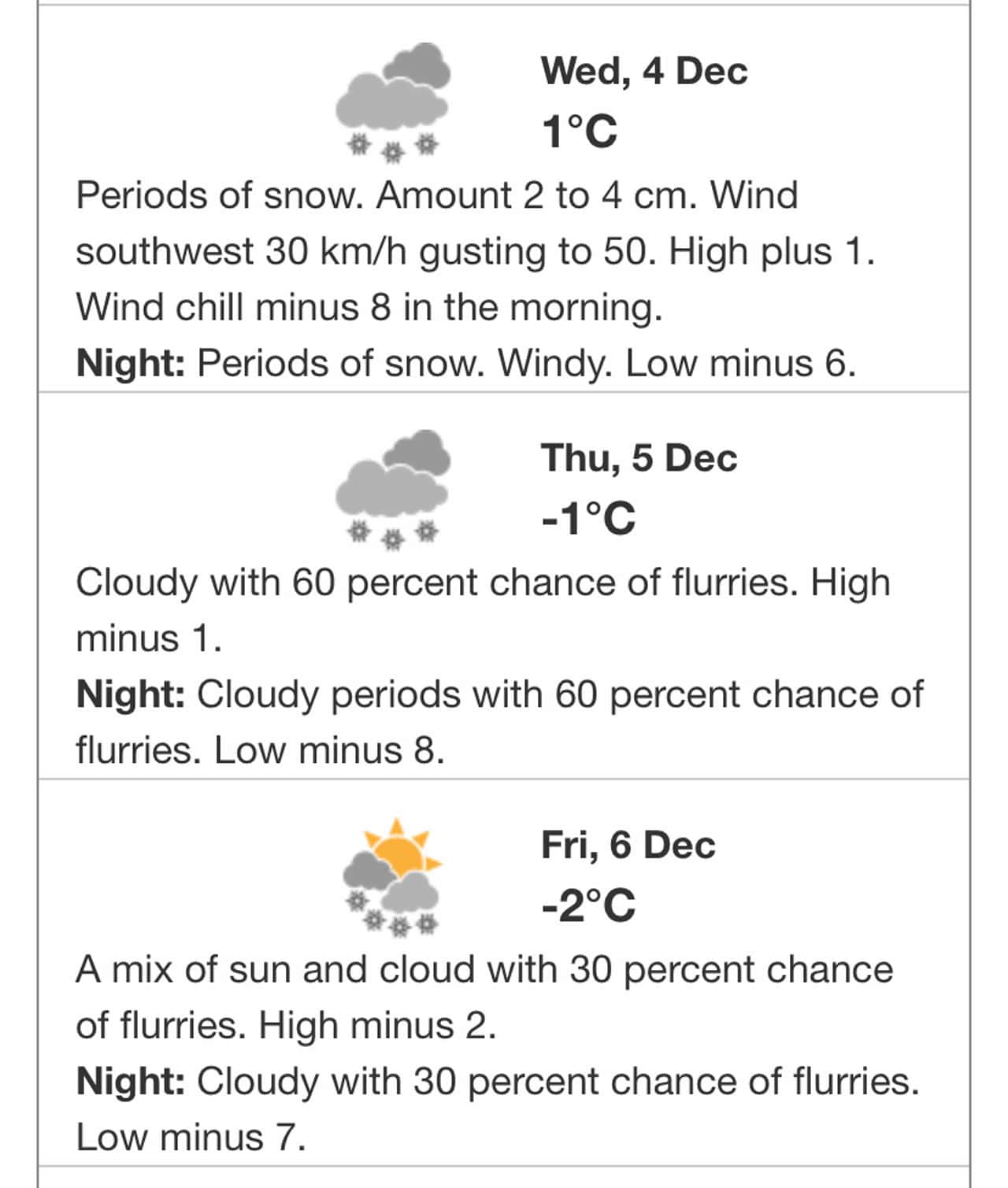 snow weather gta ontario